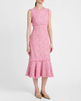 ANDI Sleeveless Sheath Tweed Dress