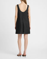 JACLYN Sleeveless Shift Linen Dress