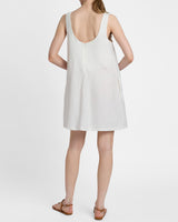 JACLYN Sleeveless Shift Linen Dress