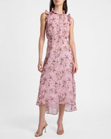SASHA High-low Dress in Floral Georgette