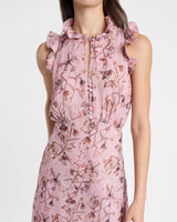 SASHA High-low Dress in Floral Georgette