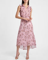 SASHA High-low Dress in Floral Georgette