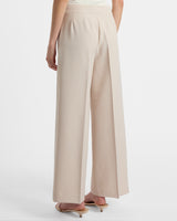 THEA Wide Leg Cropped Pant in Soft Stretch Crepe