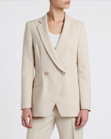ROWAN Double Breasted Blazer in Soft Stretch Crepe