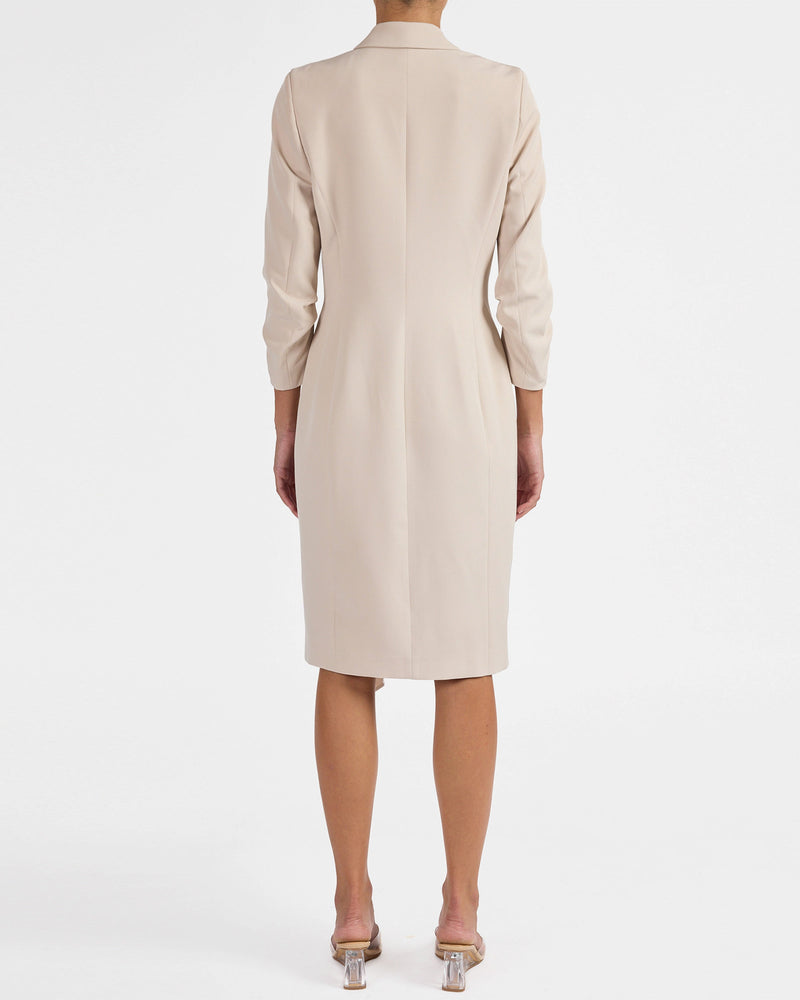 LIBRA Modern Blazer Dress in Soft Stretch Crepe – Santorelli