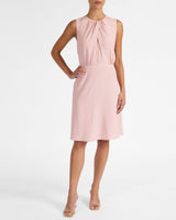 DALBY Sleeveless A-line Dress in Silk Crepe de Chine