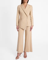 MARA Asymmetrical Blazer in Cotton Stretch