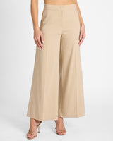 THEA Cropped Wide Leg Pants in Stretch Cotton