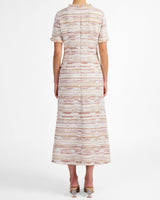 ADELLE Midi A-Line Dress in Modern Tweed