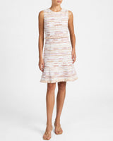 CURONA Sleeveless Sheath Dress in Modern Tweed