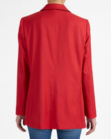 GENNY Relaxed Fit Jacket In Lightweight Wool Blend
