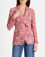 MALLI Single Button Jacket in Modern Tweed