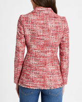 MALLI Single Button Jacket in Modern Tweed