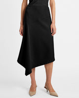 MYNA Asymmetrical Midi-Length Skirt