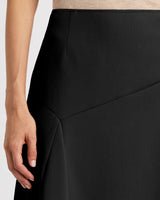 MYNA Asymmetrical Midi-Length Skirt