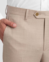 ROMA2 Super 130's Bi-Stretch Wool Trousers