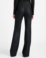 BETH Flared Pant in Tonal Mini Check Wool