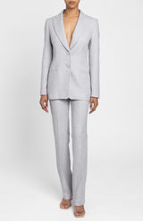 AMARA Straight Leg Pant in Soft Boucle