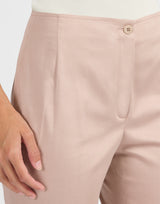ELIZABETH Flared Pant in Cotton Stretch