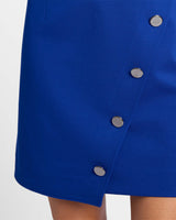 LONI Short Sleeve A-Line Dress in Soft Punto Milano