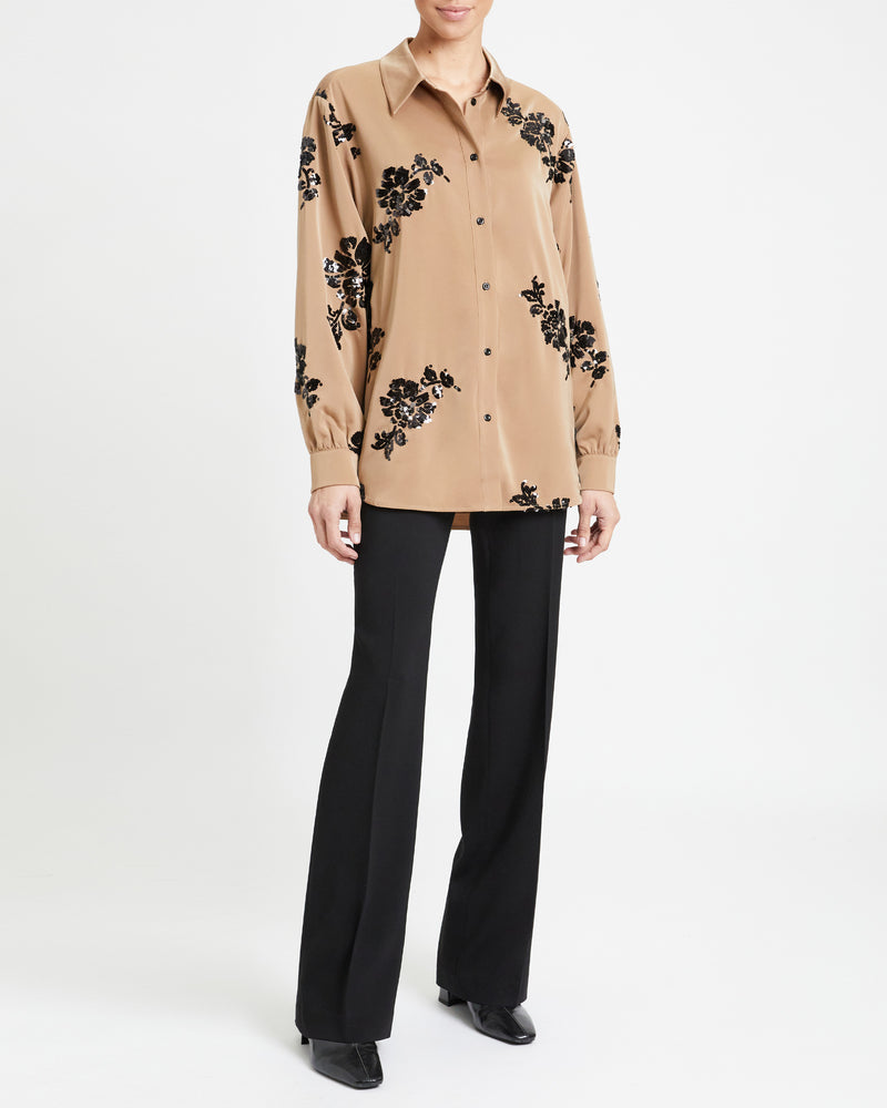 CARMEN Oversized Sequin Shirt