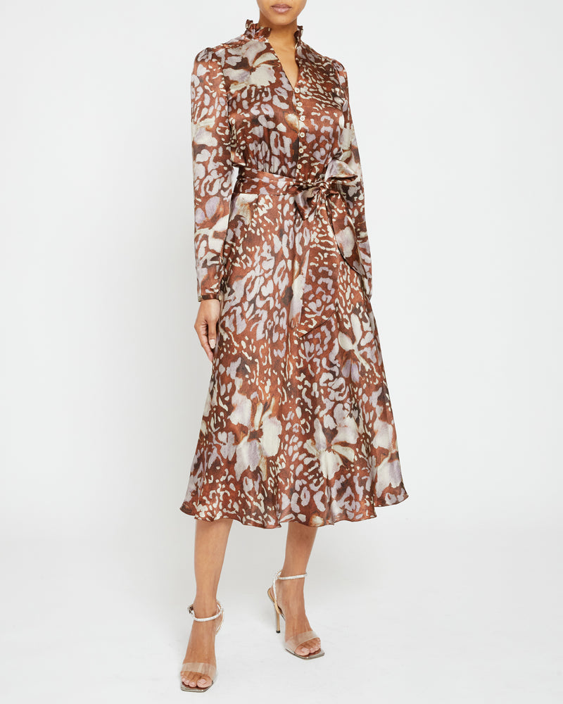 irina midi dress Irina Asymmetric Maxi Dress - Black