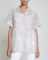 KAI Relaxed Empire Blouse in Silk Blend