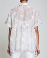 KAI Relaxed Empire Blouse in Silk Blend