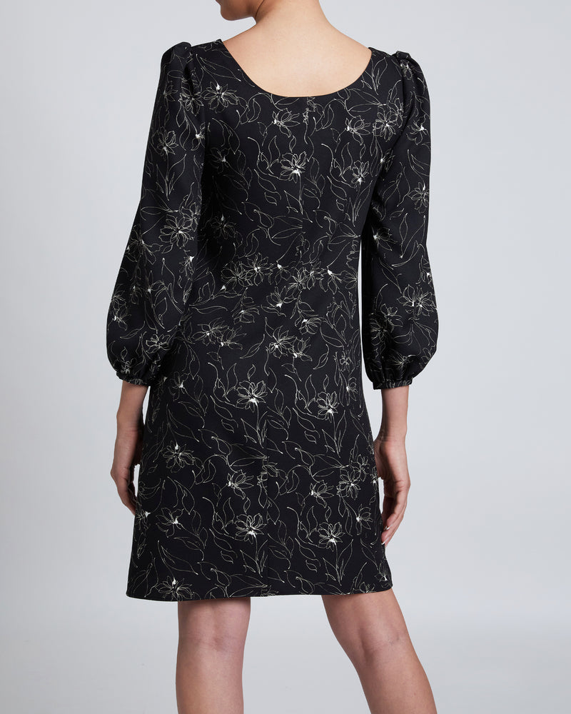 NORA Abstract Floral Shift Dress