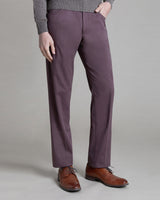 Burgundy Cotton & Cashmere Pant, Made in Italy