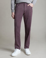 Burgundy Cotton & Cashmere Pant, Made in Italy