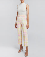 ROMA Straight Ankle Length Pant in Modern Tweed