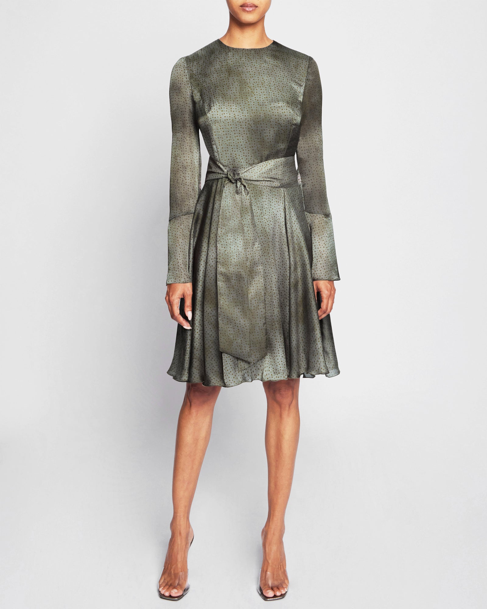 タグ付☆カスタネ　 オケージョン Bell sleeve color dress NEW ANNE Klein Purple Bell Sleeve Sheath Dress Size 2 New