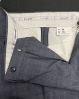 Roma Flat Front Plaid Fancy Pant