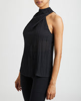 DARCY Sleeveless Blouse with Asymmetric Shoulders