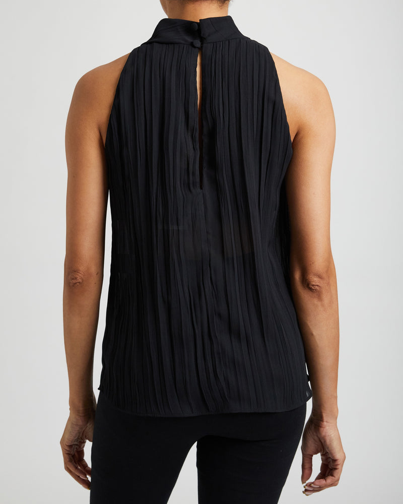 DARCY Sleeveless Blouse with Asymmetric Shoulders