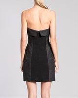 CLARIS Fitted Strapless Mini Dress