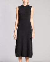 SASHA A-Line Sleeveless Midi Wool Knit Dress