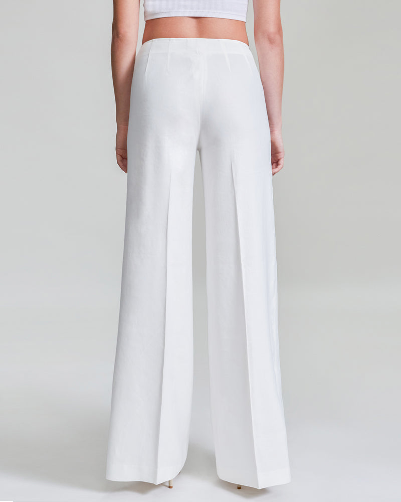 AYLA Wide Leg Pant in Stretch Linen