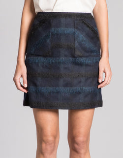 AMBER Slim Mini Sin in Wool Blend Plaid