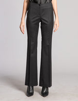 ISABELLE Pant with Slight Flared Legs in Virgin Wool