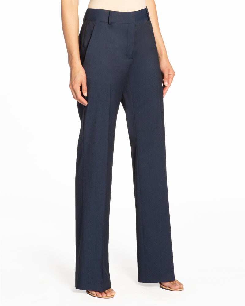 PAOLA Straight Leg Pants in Wool