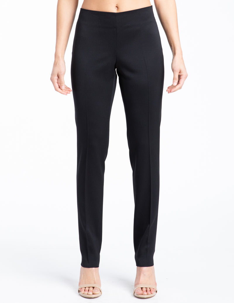 CECE2 Slim Wool Pant with Side Zipper