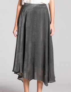 KATHRYN Full Hi Lo Midi Skirt