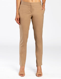 GWEN1 Slim Pant in Brushed Cotton