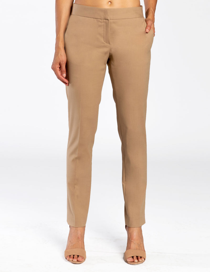 GWEN1 Slim Pant in Brushed Cotton