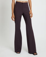 ISABELLE Pant with Slight Flared Legs in Virgin Wool