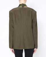 CORA Oversized Jacket with Neck Tie