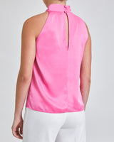 DARCY Sleeveless Blouse with Asymmetric Shoulders
