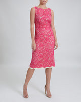 DENISE Sleeveless Lace Sheath Dress